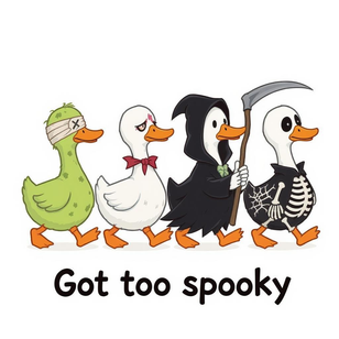 Halloween Silly Goose