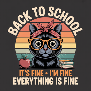 Back To School Cat