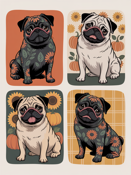 Autumn Pugs