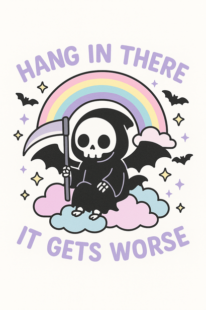 Pastel Goth Dark Humor