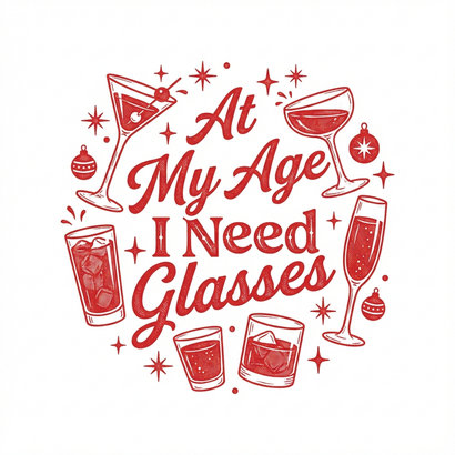 At my age I need glasses
