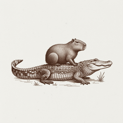 Capybara Riding