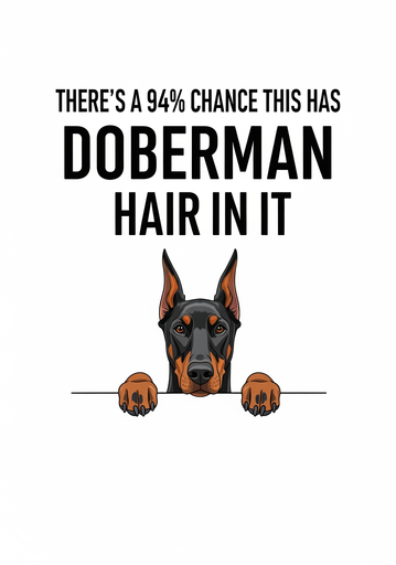 Doberman Hair (Mugs)