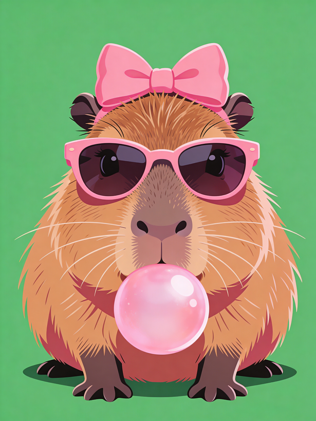Capybara Bubble Gum