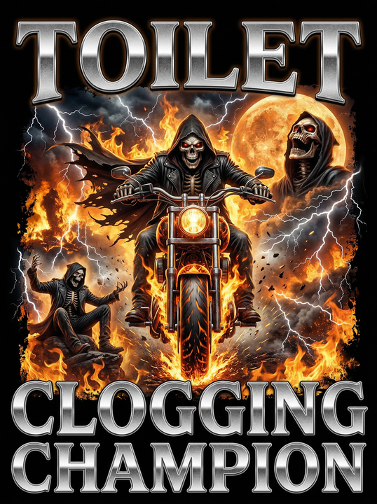 Bootleg Y2k Skeleton biker