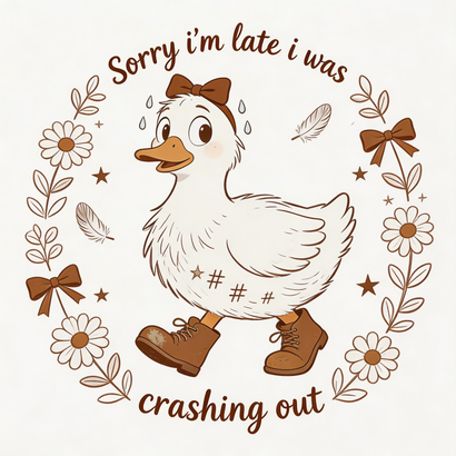Crashing out Duck