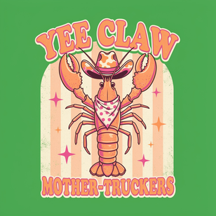 Yee Claw Stripy Backdrop