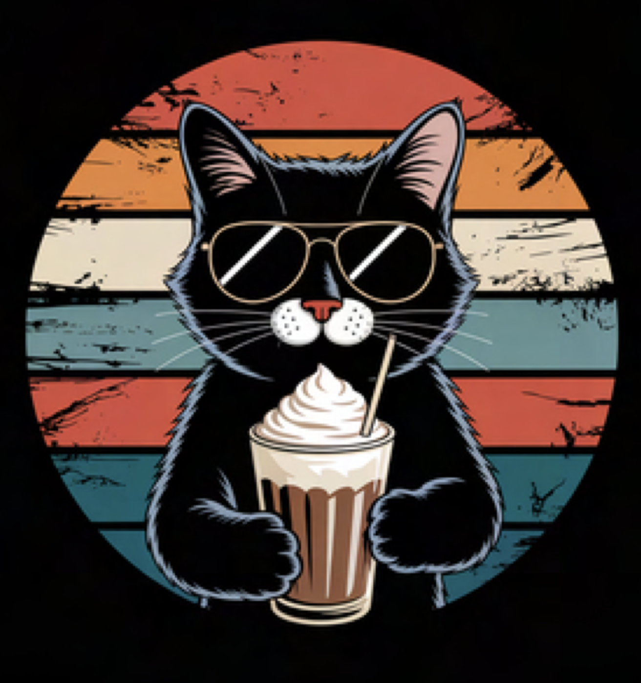 Animal Coffee Sunset