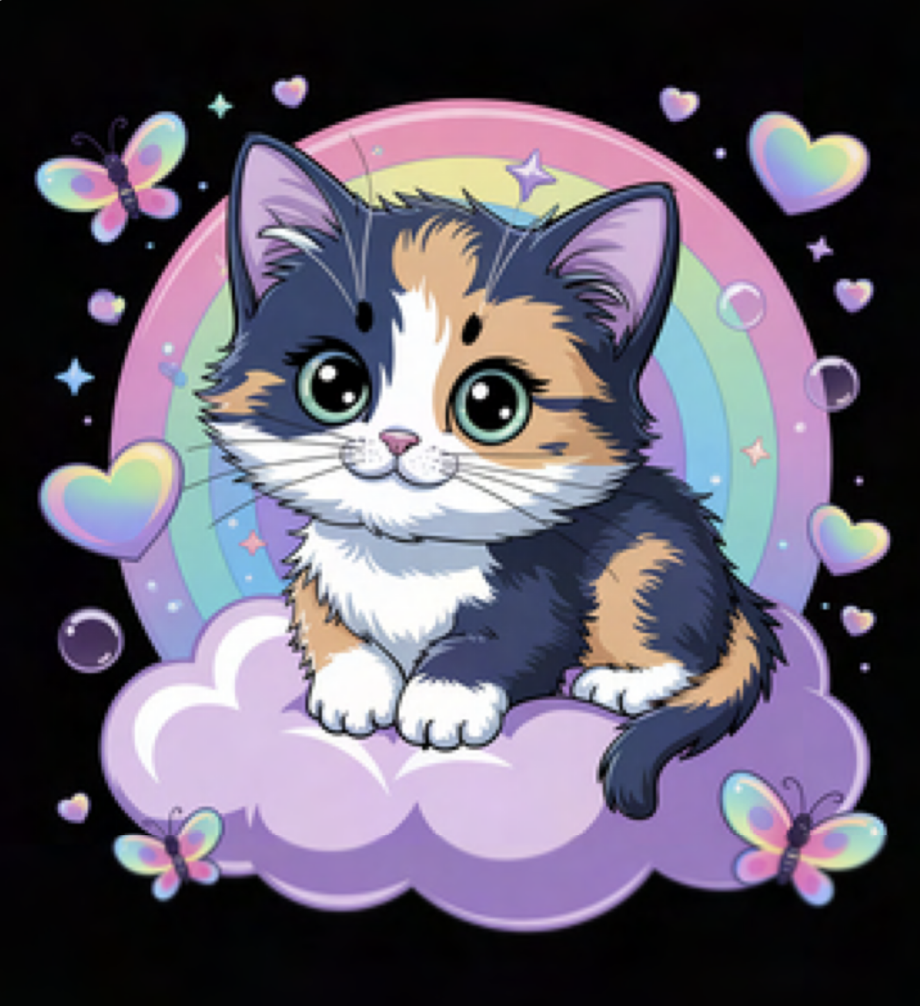 Dreamy Cat Rainbow