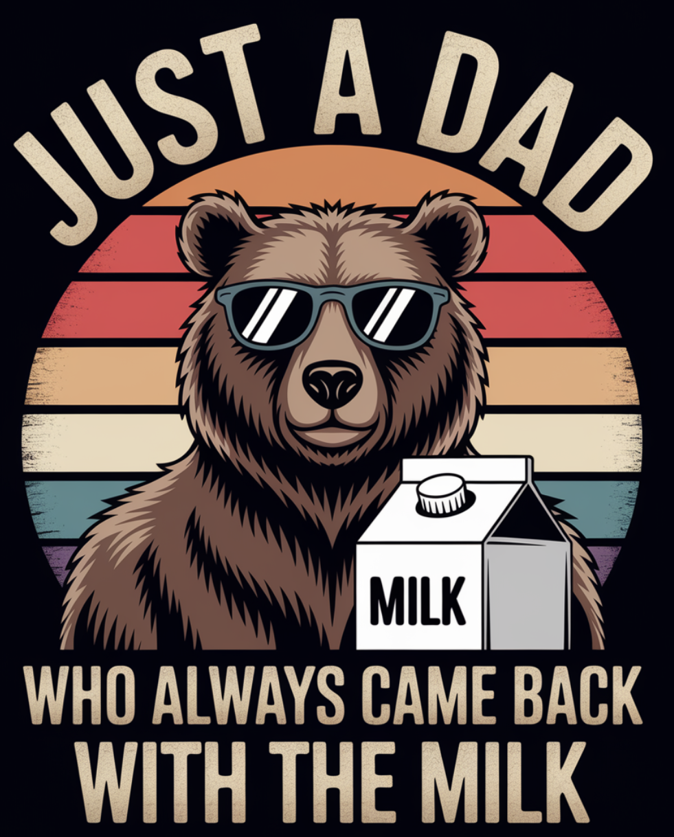 Dad + Milk (Fathers Day)