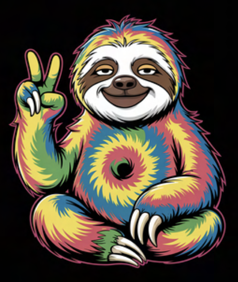 Meditating Tie-Dye