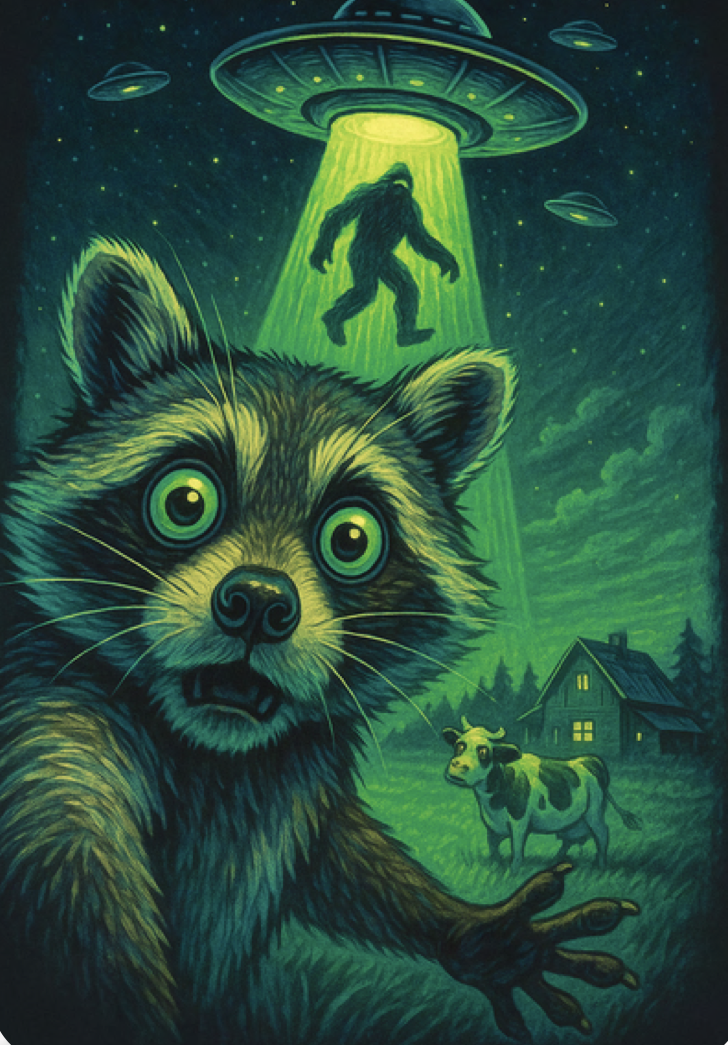 Raccoon UFO