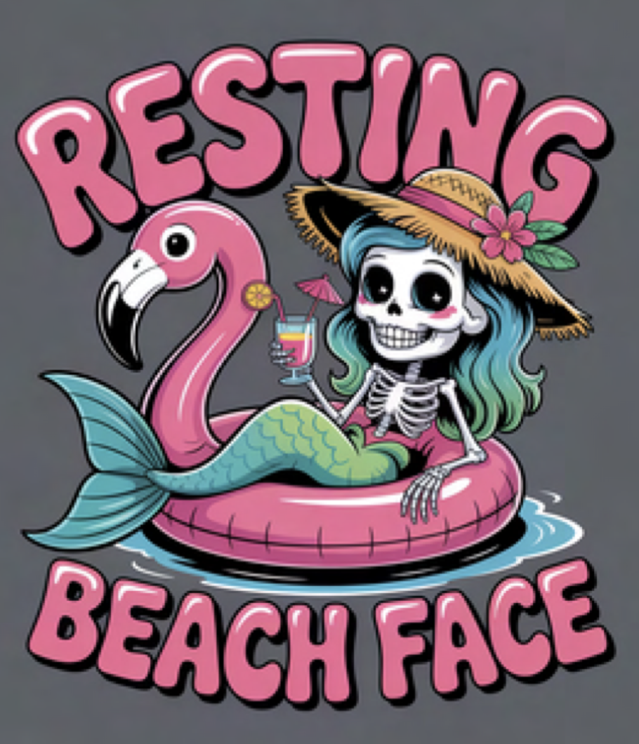 Resting Beach Face